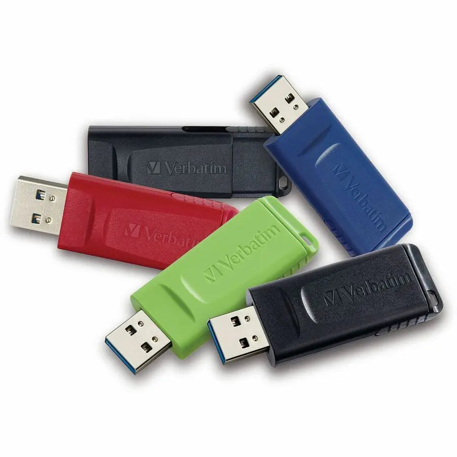 Verbatim Store 'n' Go 32GB USB Flash Drive Pack of 5 with Retractable Connector