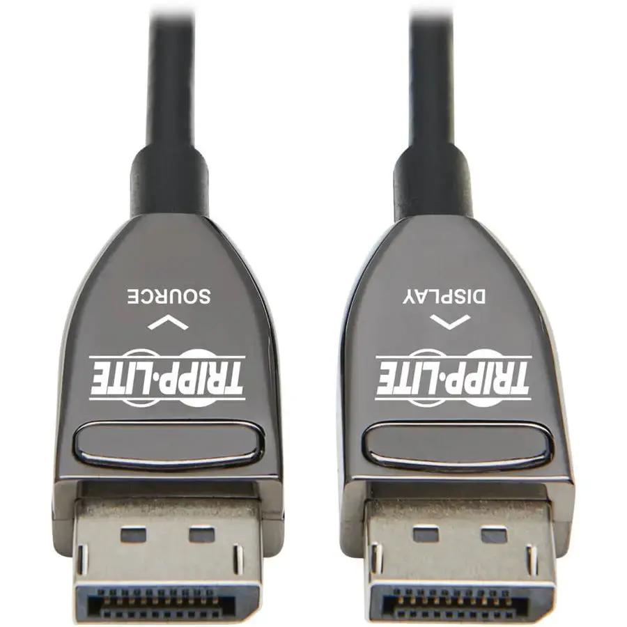 Eaton Tripp Lite Series P580F3-30M-8K6 8K DisplayPort Fiber Optic Cable, 30 ft. with HDR and HDCP 2.2 Support by EATON TRIPP LITE SERIES CONNECTIVIT