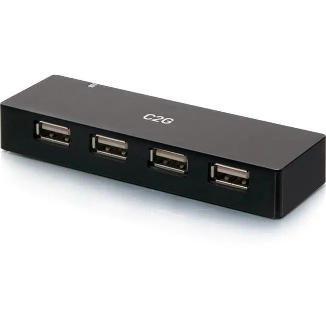 Legrand Group C2G 4-Port USB Hub with Power Supply – USB 2.0 with 5V 2A Power Adapter