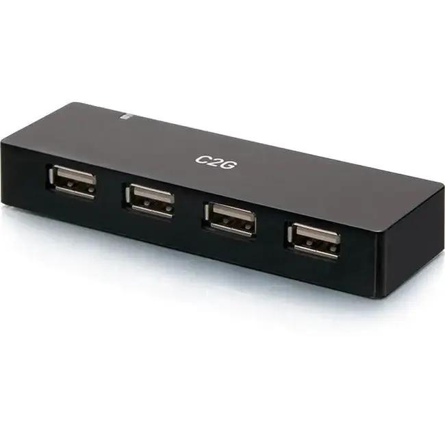 Legrand Group C2G 4-Port USB Hub with Power Supply – USB 2.0 with 5V 2A Power Adapter by Legrand Group
