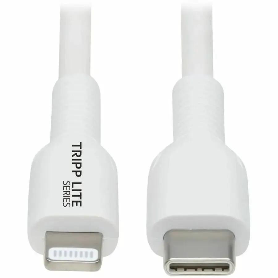 Eaton Tripp Lite Series M102-02M-WH USB-C to Lightning Sync and Charge Cable, 6.6 ft by EATON TRIPP LITE SERIES CONNECTIVIT
