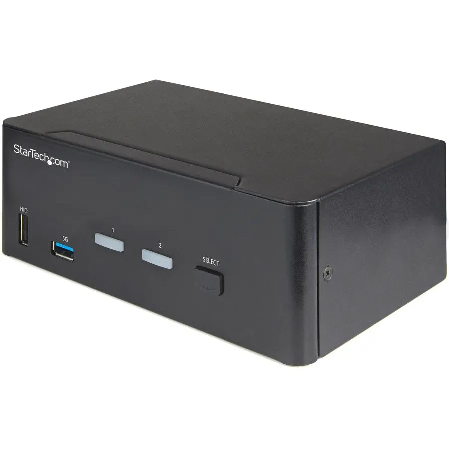 StarTech.com 2 Port HDMI KVM Switch SV231DHU34K6 for Dual 4K Monitors with USB 3.0 Hub and Audio Support