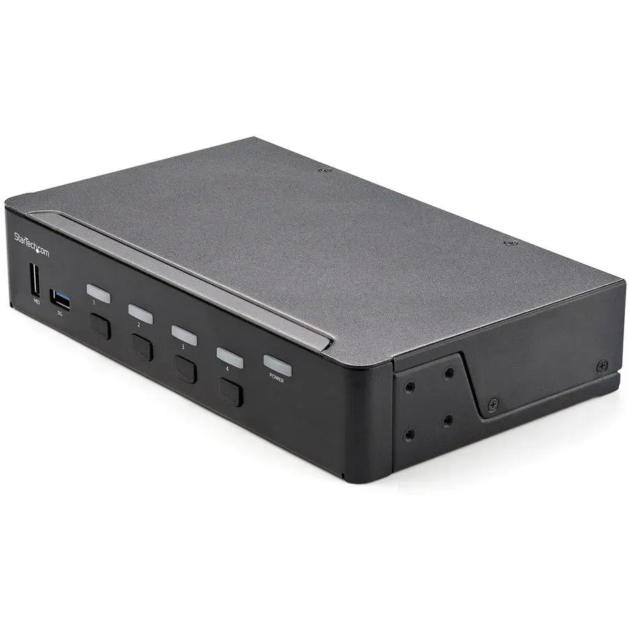 StarTech.com 4 Port HDMI KVM Switch SV431HU34K6 with 4K 60Hz Support and Built-in USB Hub