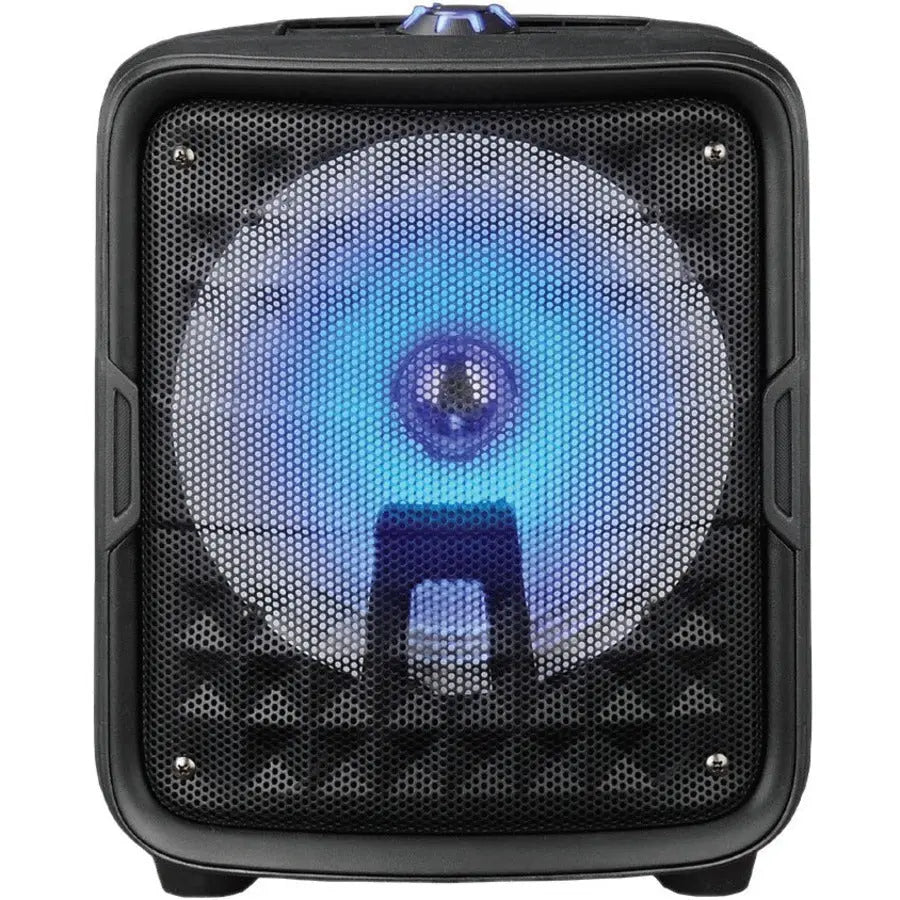 IQ Sound IQ-6608DJBT Portable Bluetooth Speaker System - 15W RMS, 8-Inch Woofer, Wireless Stereo, Black