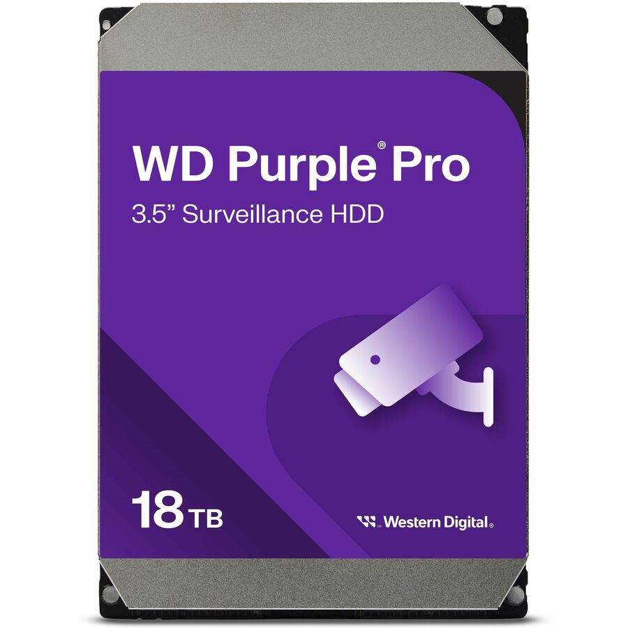 Western Digital WD Purple Pro WD181PURP-20PK 18TB Internal Surveillance Hard Drives, 3.5-Inch SATA