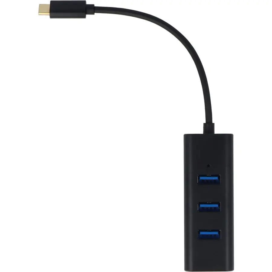 VisionTek USB-C 4-Port USB 3.0 Hub with Reversible Connector and Fast Charging