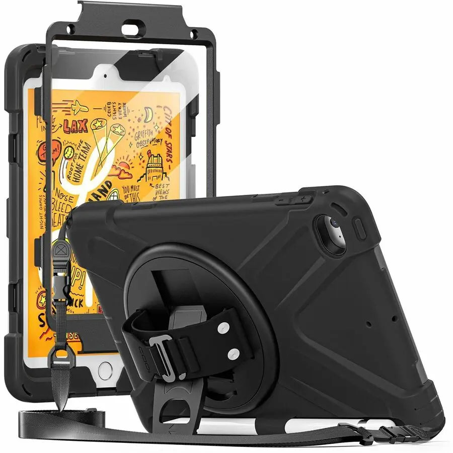 CODi Rugged Case for iPad Mini 4/5 with Integrated Screen Protector and Shoulder Strap