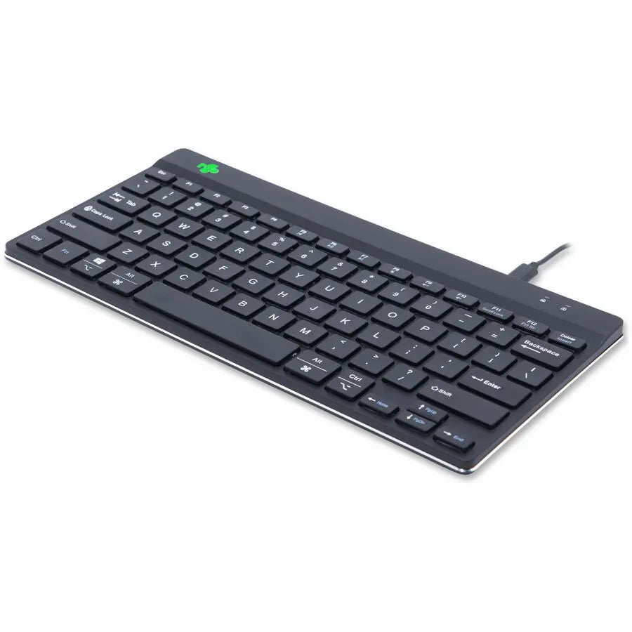 R-Go Compact Break Ergonomic Keyboard with Break Software – Compact, Ultra-Thin, Black for Mac OS