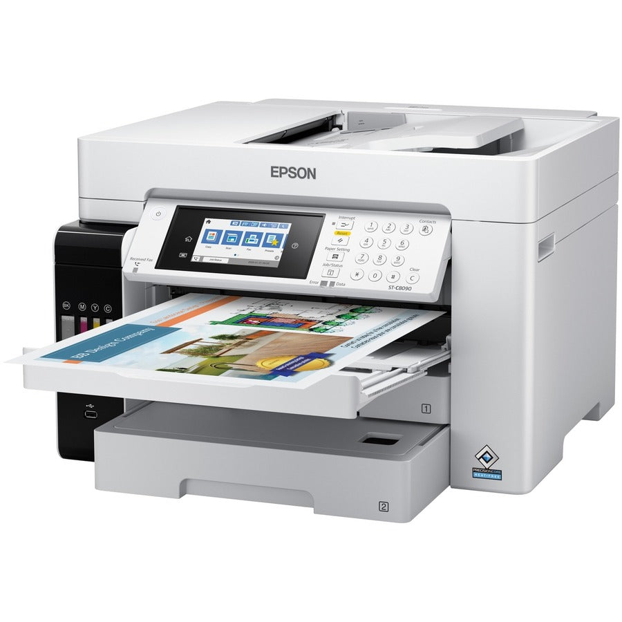 Epson WorkForce ST-C8090 Supertank Color Multifunction Printer with PCL/PS Support