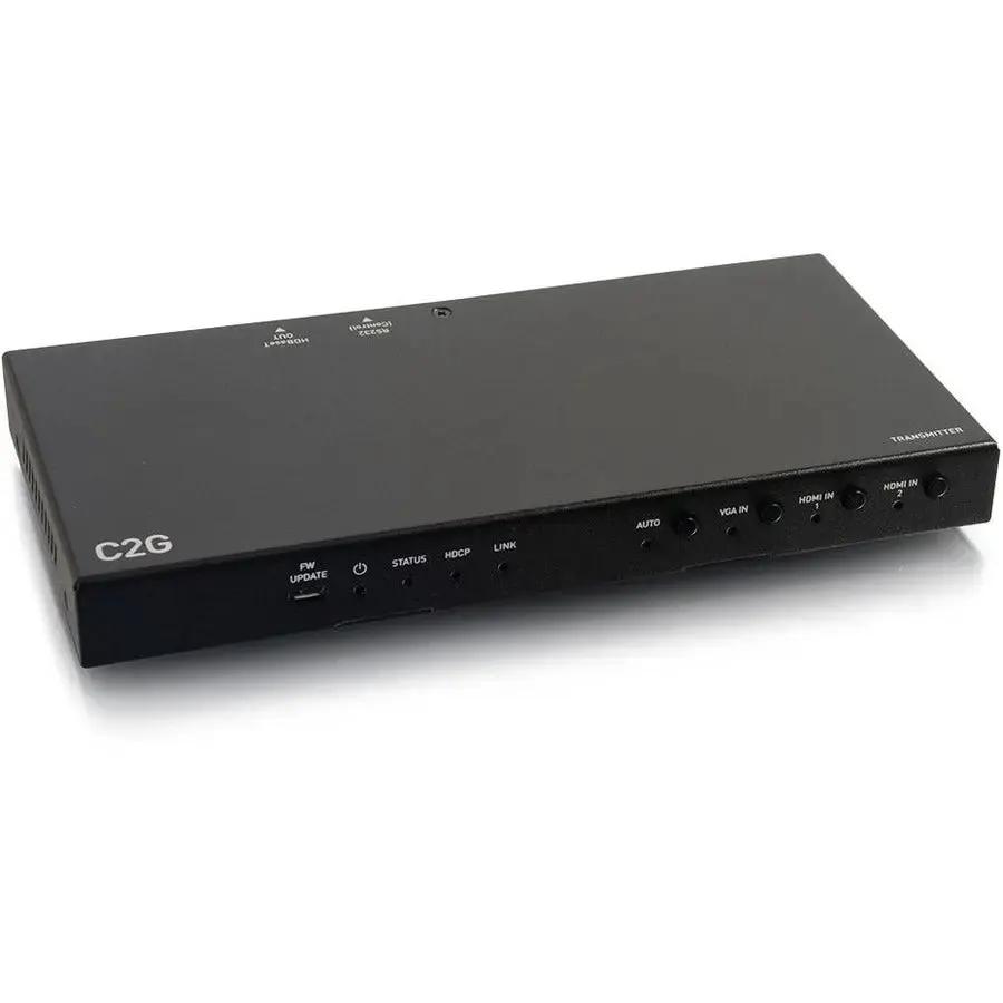 C2G Dual 4K HDMI HDBaseT + VGA, RS232 Over Cat6a Switching Extender Transmitter by Legrand Group