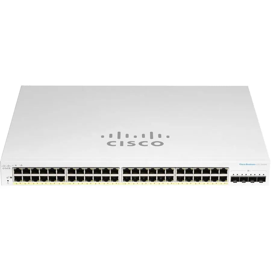 Cisco Business CBS220-48FP-4X Ethernet Switch – 48-Port Managed Layer 2 Switch with PoE+ and 10GbE Connectivity