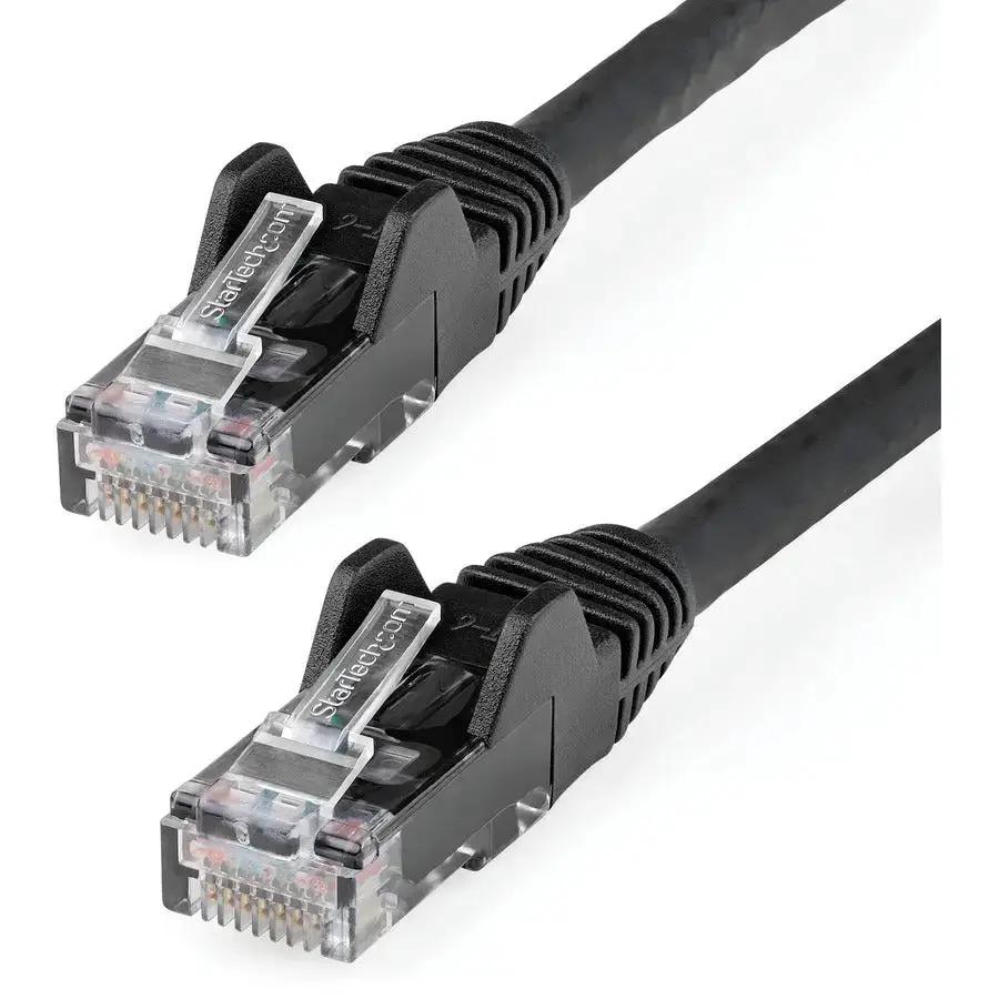 StarTech.com 30ft Black Cat6 Ethernet Patch Cable – High-Speed Network Connectivity by STARTECH.COM