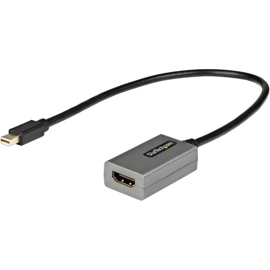 StarTech.com Mini DisplayPort to HDMI Adapter, mDP to HDMI Converter with 12-inch Cable