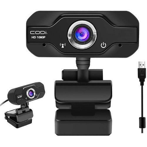 CODi Aquila HD 1080p Fixed-Focus Webcam, A05024