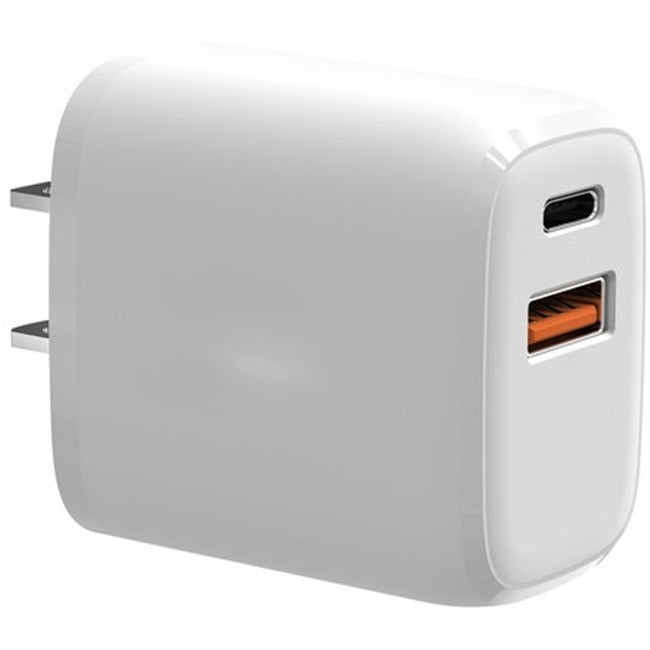 4XEM 38W USB-C and USB-A Wall Charger, 20W USB-C and 18W USB-A, 4XPOWERAC