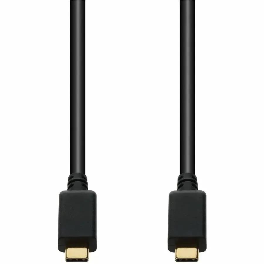 AddOn 2m USB C 2.0 Male to USB C 2.0 Male Sync and Charge Cable - Black, 480Mbps by AddOn