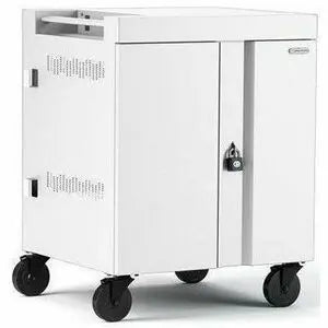 Bretford CUBE Cart Pre-Wired USB-C Charging Cart - Arctic White, Model TVC16USBC-AW