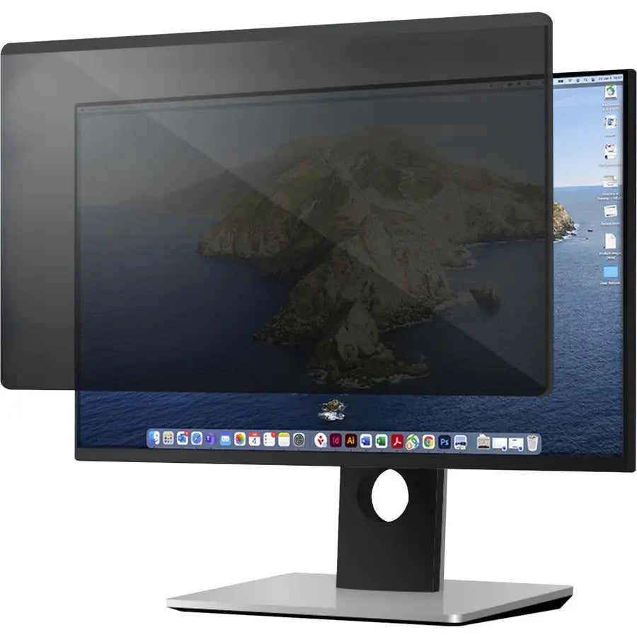 AddOn 24-Inch Anti-Blue Light Privacy Screen Filter for 16:10 Monitors with Adhesive Tabs