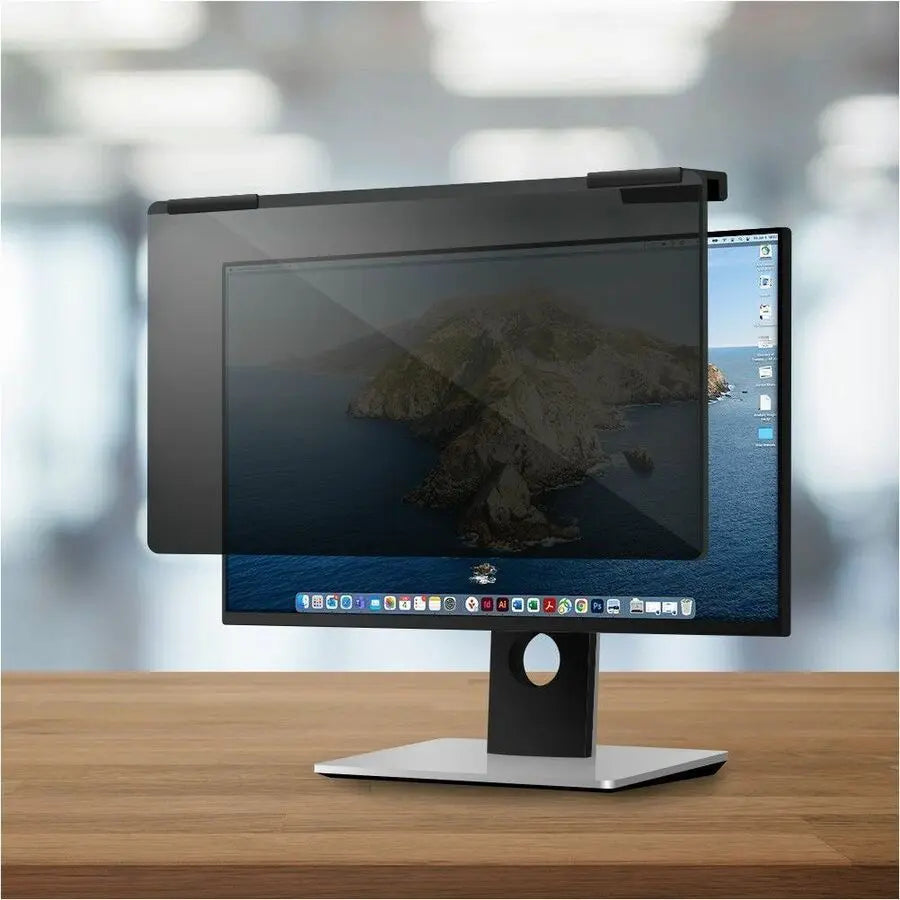 AddOn 27 Inch Acrylic Privacy Screen Filter with Attachment Pins for 16:9 Monitors