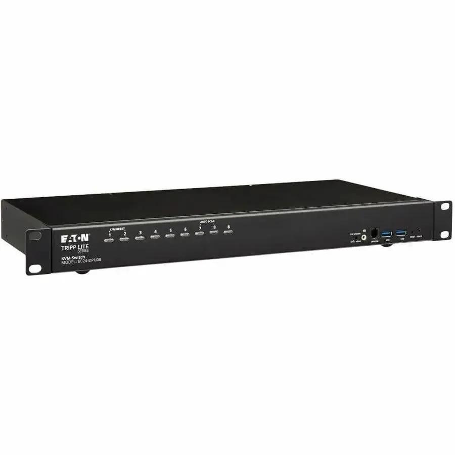 Eaton Corporation B024-DPU08 8-Port DisplayPort and USB KVM Switch with 4K Support and Audio by Eaton Corporation