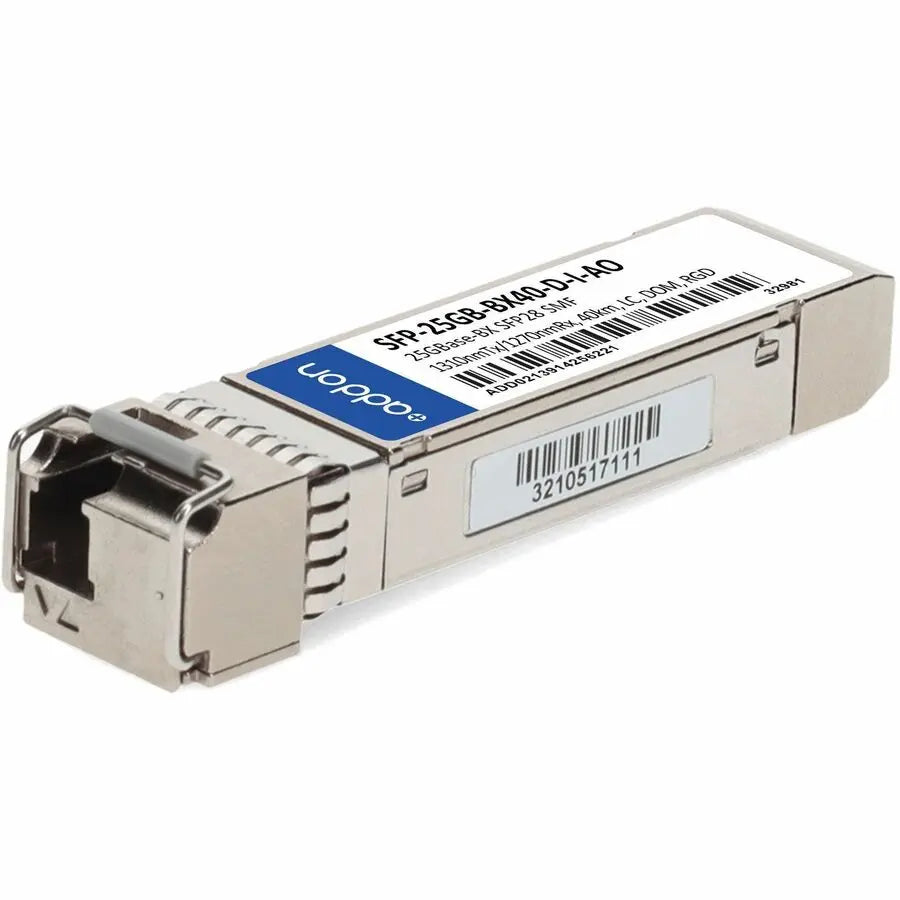 AddOn SFP28 Module SFP-25GB-BX40-D-I-AO for 25GBase-BX Up to 40km over Single-Mode Fiber