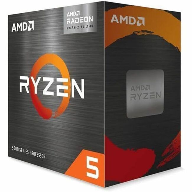 AMD Ryzen 5 5600G 6-Core Processor with Radeon Graphics - AM4 Socket, 3.9GHz
