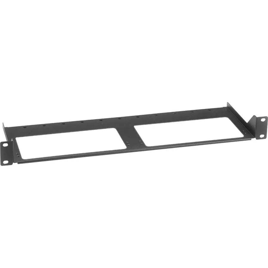 Black Box KVX Series Dual-Head Extender Rackmount Tray - 19-Inch 1U, Fits Up to Two Devices