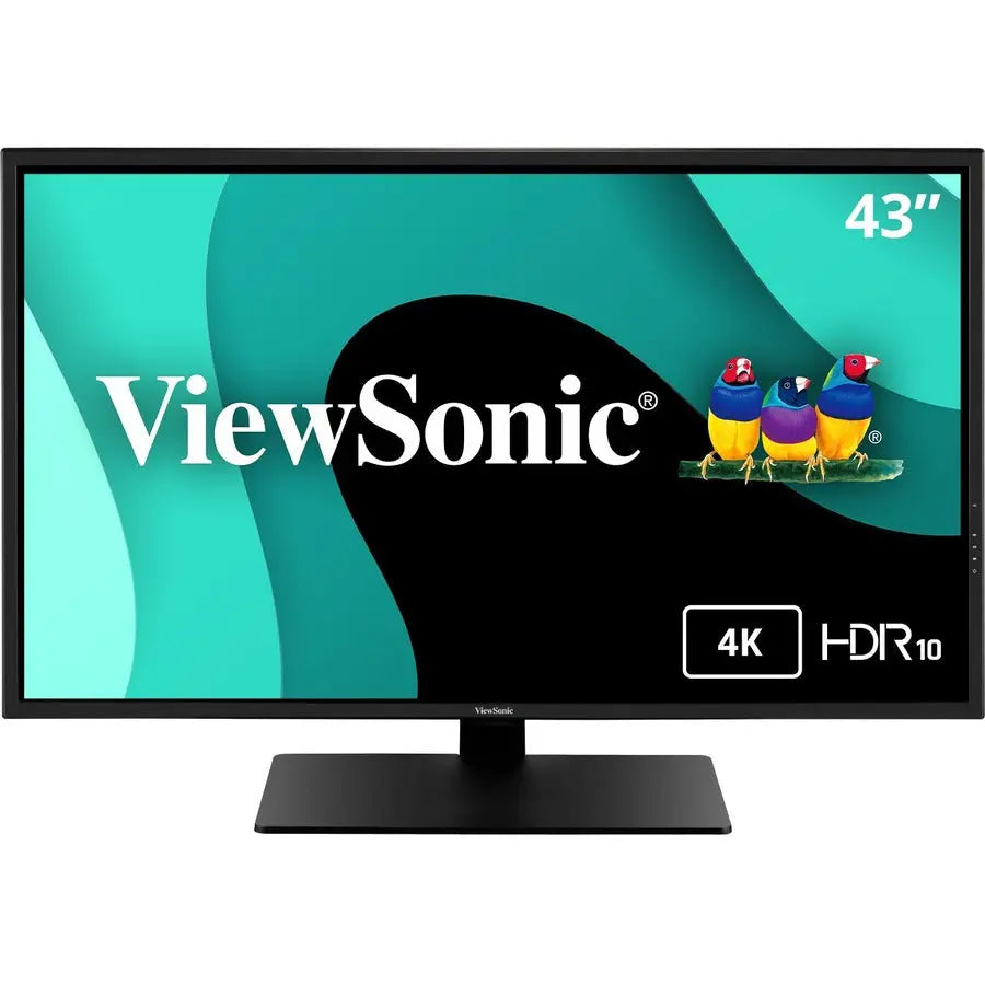 ViewSonic VX4381-4K 43-Inch 4K UHD Monitor with HDR10, HDMI & DisplayPort for Enhanced Productivity and Home Entertainment