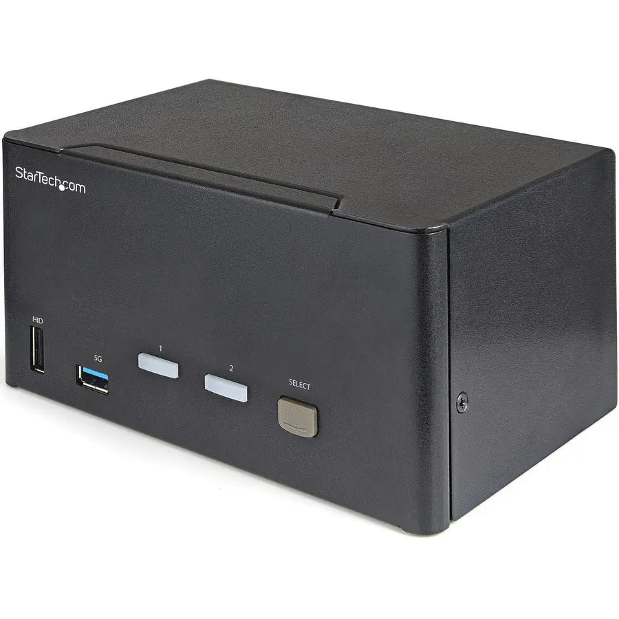 StarTech.com SV231TDPU34K 2-Port Triple Monitor DisplayPort KVM Switch with 4K 60Hz UHD Support and USB 3.0 Hub