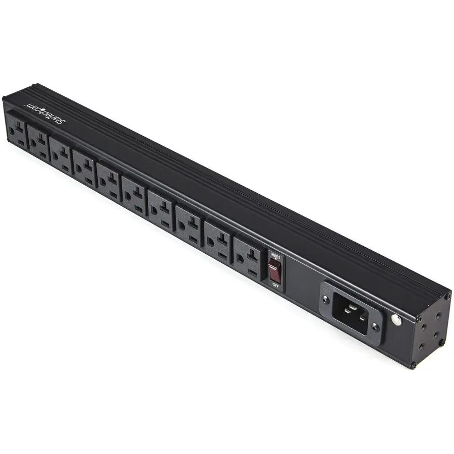 StarTech.com RKPW101920 10-Outlets Power Strip for 19-Inch Server Racks