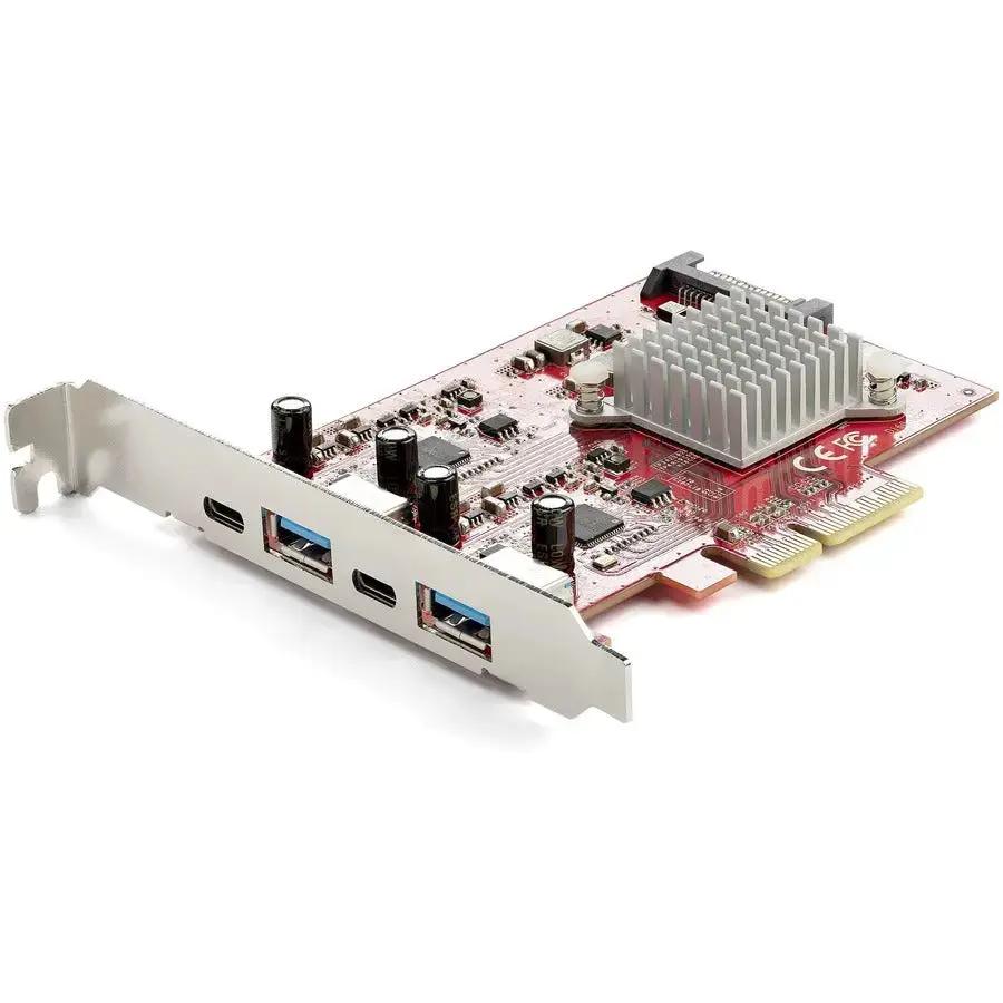 StarTech.com 4-Port USB 3.2 Gen 2 PCI Express Expansion Card with Dual ASM3142 Controllers (Part PEXUSB312A2C2V) by StarTech.com