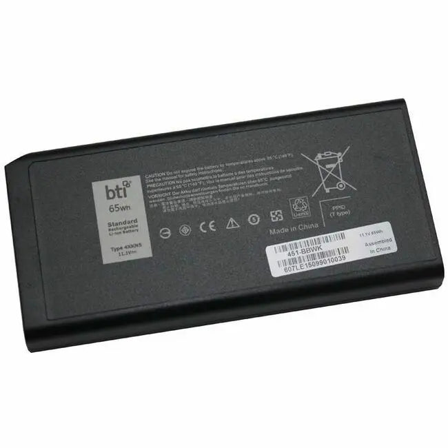 Battery Technology Inc BTI 451-BBWK-BTI 11.1V 65Wh Lithium-Ion Notebook Battery for Dell Latitude 14 Series