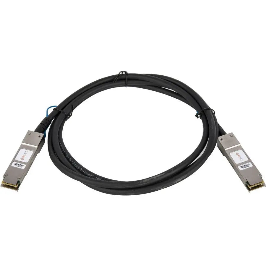ENET Meraki Compatible 40GBASE-CR4 QSFP+ Copper Cable Assembly, 5 Meters - Model MA-CBL-40G-5M-ENC