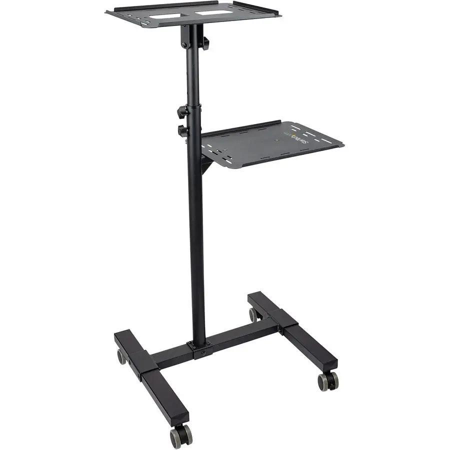 StarTech.com ADJPROJCART Mobile Projector and Laptop Stand with Adjustable Height and Secure Shelves by StarTech.com