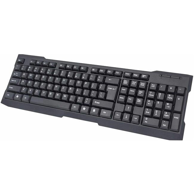 IC INTRACOM Manhattan Enhanced Keyboard - Durable, Ergonomic, Spill-Resistant PC Keyboard