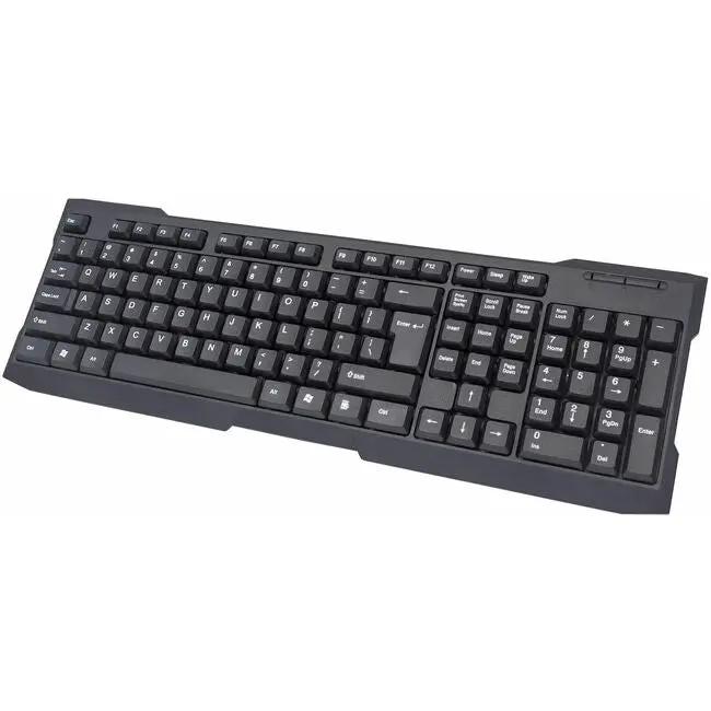IC INTRACOM Manhattan Enhanced Keyboard - Durable, Ergonomic, Spill-Resistant PC Keyboard by IC INTRACOM