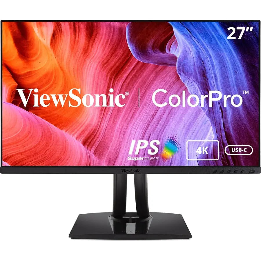 ViewSonic VP2756-4K 27-inch 4K UHD ColorPro IPS Monitor with USB-C, HDR, and Factory Calibration