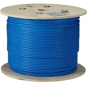 Black Box C6ABC50-STR-BL-1000 1000 ft Blue CAT6A Stranded Network Cable for High-Speed Data & PoE