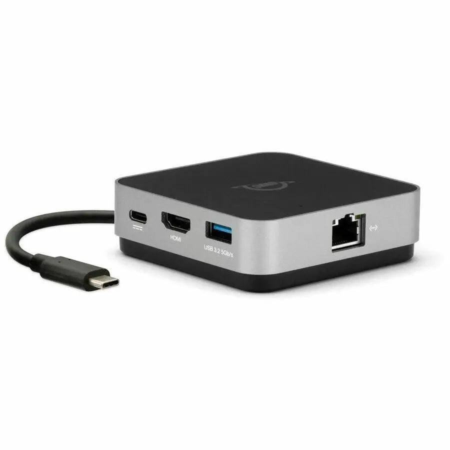 OWC USB-C Travel Dock E - Compact 6-Port USB-C Hub with Ethernet, HDMI, SD Card Reader, and Power Pass-Through
