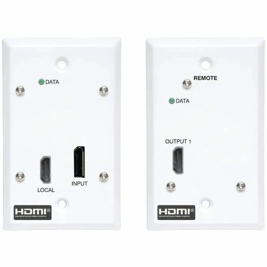 Eaton Tripp Lite Series DisplayPort to HDMI Extender Kit - 4K 60Hz, PoC, TAA Compliant, 230 ft by Eaton Corporation