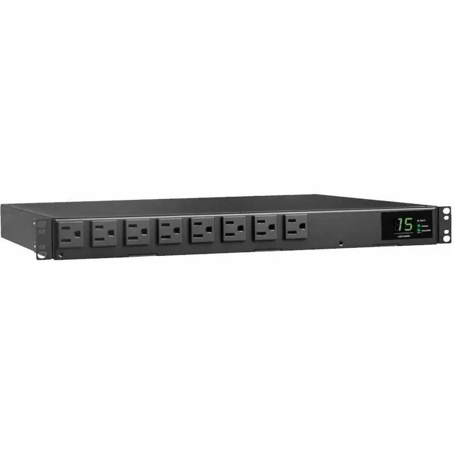 Eaton Corporation Tripp Lite PDUMH15ATS 1.44kW Single-Phase 15A Metered PDU with Automatic Transfer Switch and 8 Outlets by Eaton Corporation