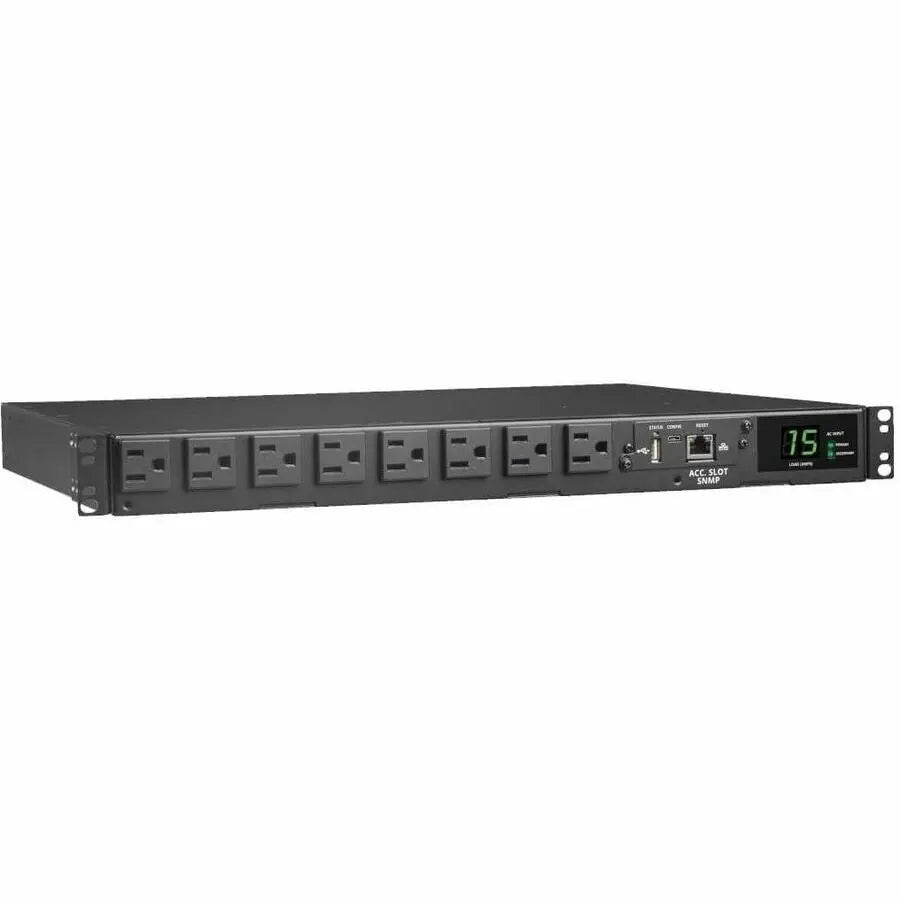 Eaton Tripp Lite Series PDUMNH15AT1 8-Outlets Network-Grade Single-Phase PDU with Remote Monitoring and Automatic Transfer Switch