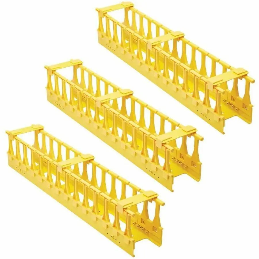 Eaton Tripp Lite Series SRCABLEVRT3FC High-Capacity Vertical Cable Manager - 6 ft. Yellow for Rack Cabling