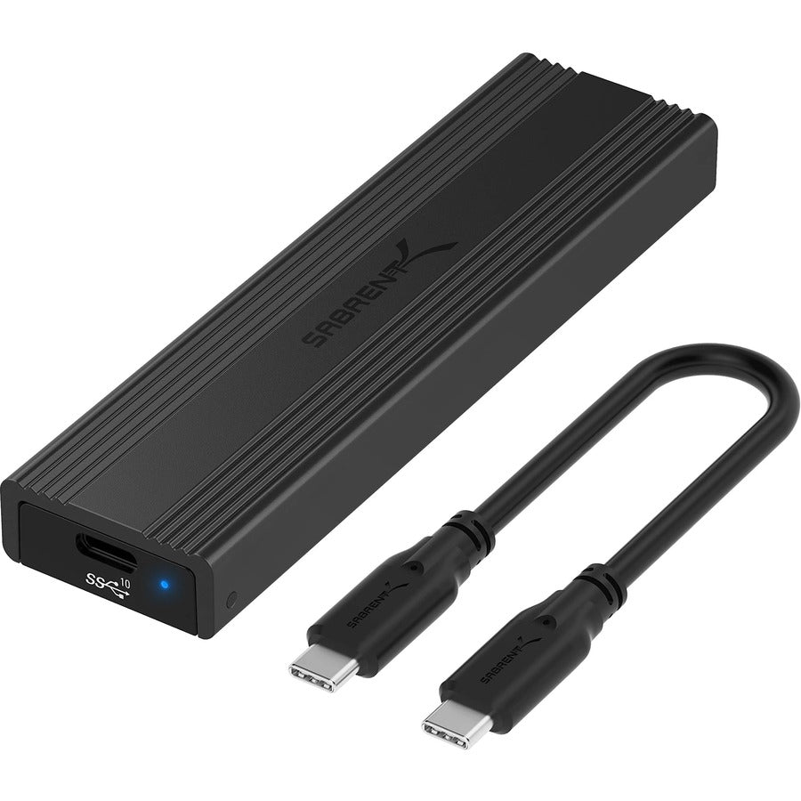 Sabrent EC-SNVE USB 3.2 Type-C Tool-Free M.2 NVMe and SATA SSD Enclosure