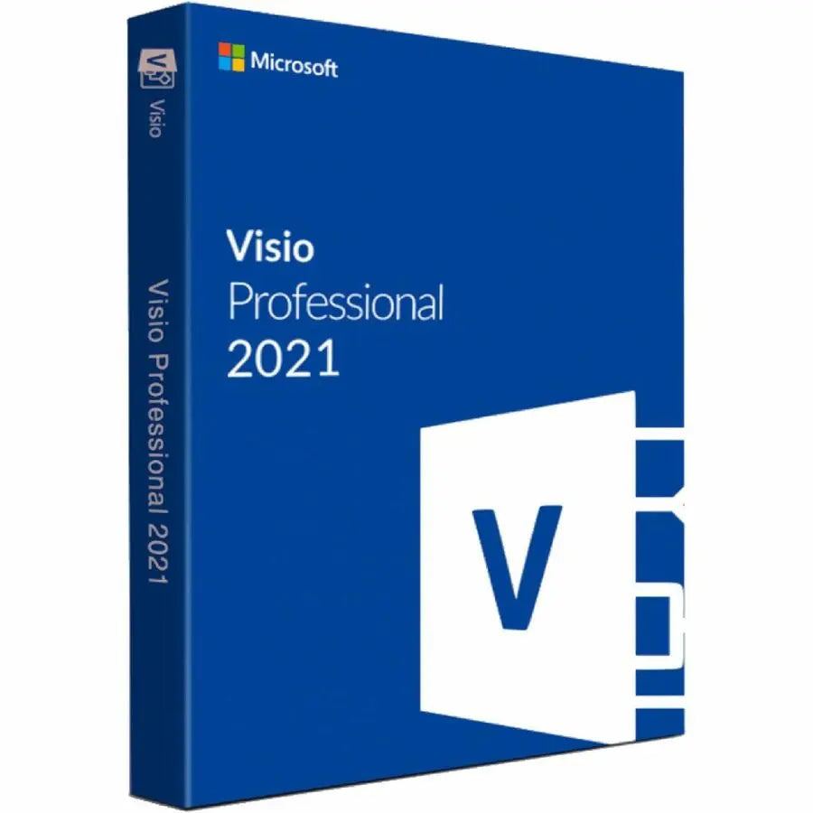 Microsoft Visio 2021 Professional Software - Create Clear Data-Linked Diagrams