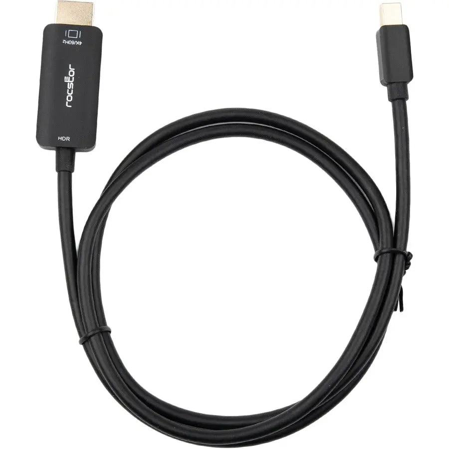 Rocstor Premium Mini DisplayPort to HDMI Cable Y10C195-B2 - 3 Feet Black