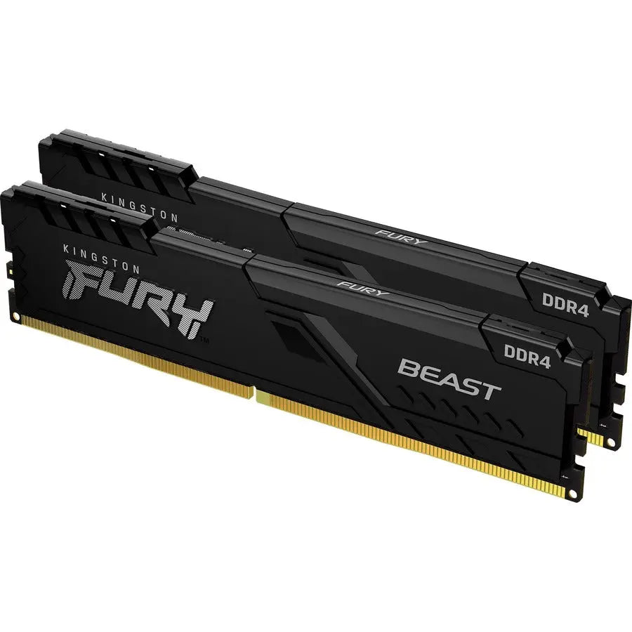 Kingston FURY Beast 16GB (2 x 8GB) DDR4 RAM Module Kit – High Performance Memory Upgrade for Gaming and Workstations