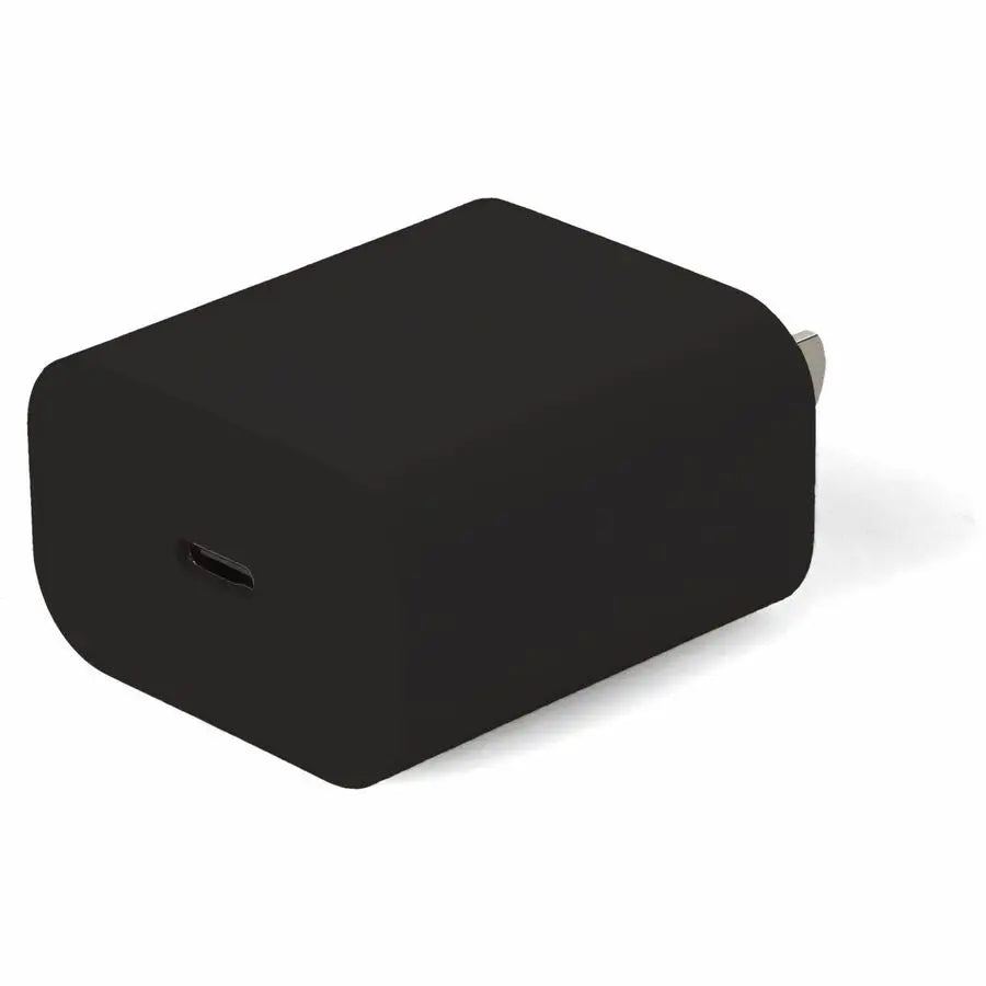 AddOn USB-C Wall Charger with 20W Power Output - Black, Part No. USAC2USBC20WB
