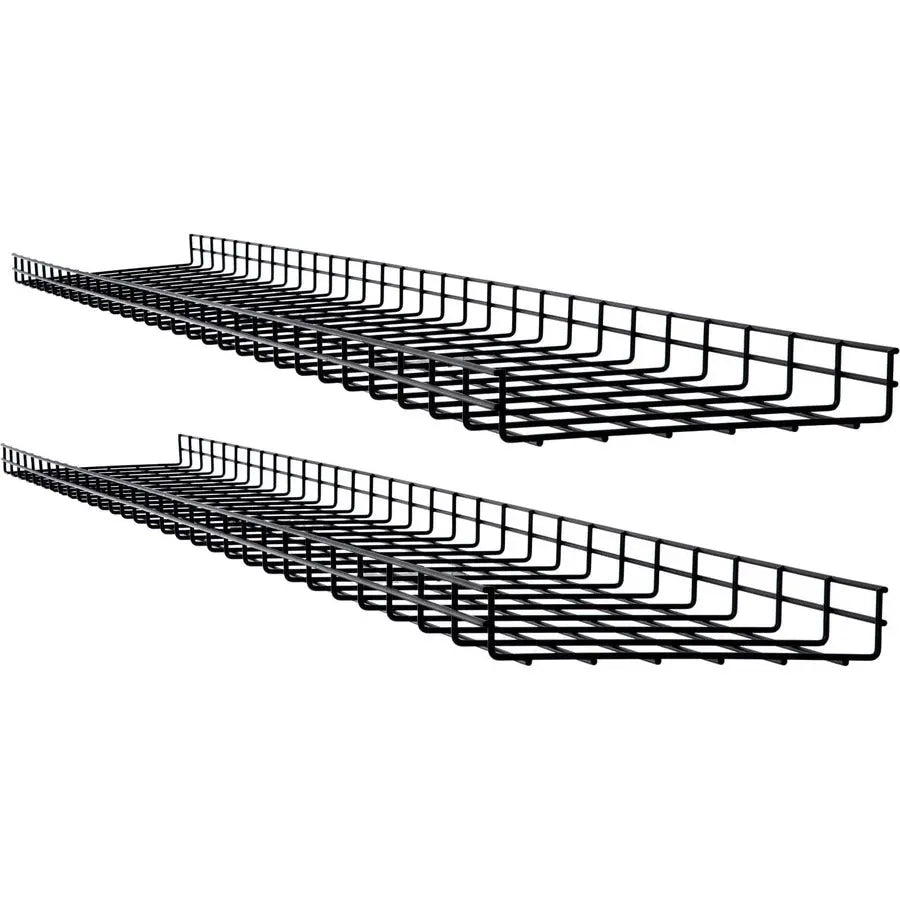 Eaton Tripp Lite Series SRWB12210X2STR Wire Mesh Cable Tray - 2 Pack, 12 in. x 2 in. x 5 ft. for Data Center & Industrial Cable Management