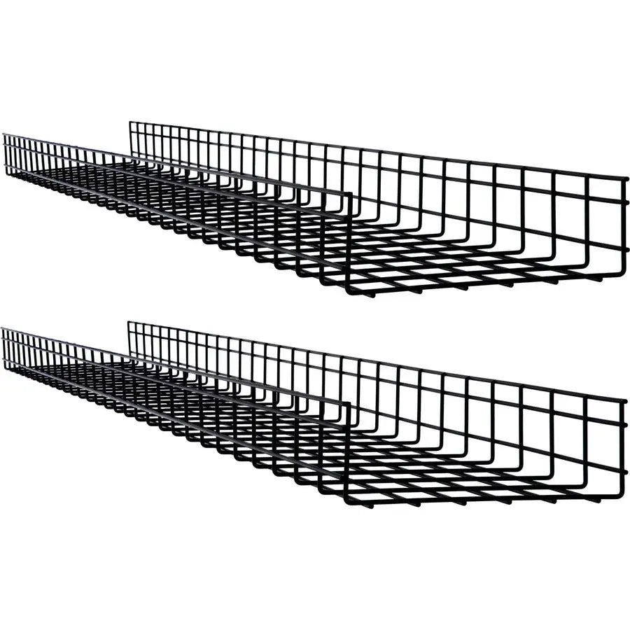 Eaton Tripp Lite Series Wire Mesh Cable Tray 2-Pack – 12 in. x 4 in. x 5 ft. Steel Cable Organizer for Data Centers and Industrial Areas